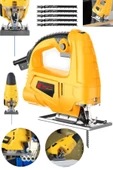 DEGATTO  Alman Metal Dişli 6 Kademe Devirli Bakır Sargılı Dekupaj Testere Makinesi 5000W + 5 Bıçak Hediyeli - 2