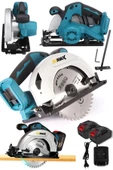 stilmax  Germany Hdxr Fast Panasonic Çift Akülü Kömürsüz Daire Testere Ahşap Sunta Kesme Açılı 185mm 58v 10ah - 1