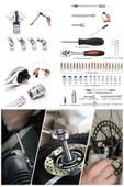 STAXX POWER  46 Parça Mini Lokma Takımı Otomatik Cırcırlı 1/4" Wrench Set Yüksek Kalite CR-V Kombinasyon Alet Set - 3