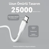 VOLTME C2021 Powerlink Moss 60W Type-C Şarj Kablosu 1M 3A- Beyaz - 4