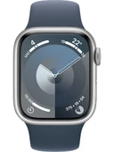 Apple Watch Seri 9 Gps 41MM Gümüş Rengi Alüminyum Kasa Spor Kordon - M/l MR913TU/A - TEŞHİR - 2