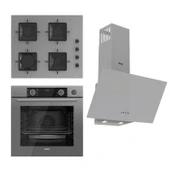 Ferre Steamart -Fryart  Ss Serisi Gri Cam Set (ss208 + Xe64cpr +d088 ) - 1