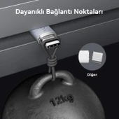 VOLTME C2044 Powerlink Rugg 60W USB to Type-C Şarj Kablosu 1M 3A -Gri thumbnail 6