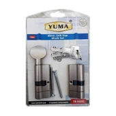 YUMA 68 mm ÇELİK KAPI SİLİNDİR SETİ - İKİZ BAREL - 1
