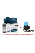 STAXX POWER  Paket Hidrofor Otomatik Sistem Su Pompası Tam Bakır Sarım 5 Kat 5 Daire 2 Hp 1.5 Kw - 1