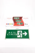 Helios Opto 3w Çıkış-Exit Led Armatür - 2 Adet (Acil Çıkış Sağ-Sol) HS 4605 - 4
