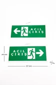 Helios Opto 3w Çıkış-Exit Led Armatür - 2 Adet (Acil Çıkış Sağ-Sol) HS 4605 - 2