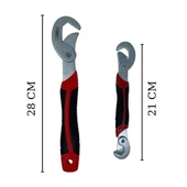 Çok Fonksiyonlu Ergonomik  Ayarlanabilir Büyük Küçük Akıllı Pense Anahtar 2li Set - 4