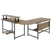 METMOBSAN L tipi bilgisayar ve Çalışma masası thumbnail 4