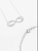 Sonsuzluk Model Gorgeous Kadın Gümüş Kolye thumbnail 2