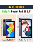 Xiaomi redmi pad se 8.7 Inç Kılıf Askılı Yüksek Koruma Defender Standlı Case - 4