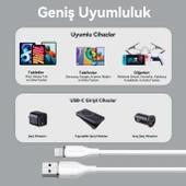 VOLTME C2088 Powerlink Moss 60W USB to Lightning Şarj Kablosu 1.2M 3A- Beyaz - 6