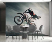 Moto Spor Temalı Duvar Kağıdı thumbnail 4