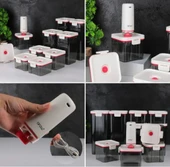 Arow Morlimon Vakum Makineli Saklama Kabı Seti 10'lu+1 Vakum Makinesi - 2