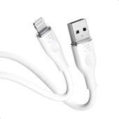 VOLTME C2088 Powerlink Moss 60W USB to Lightning Şarj Kablosu 1.2M 3A- Beyaz - 1