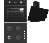 Termikel Ankastre Set (BO O6555C DB + BH P6194C B + CH S6532C BB) - 1