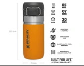 Stanley The Quick Flip Safran 0.47 lt Çelik Termos - 1
