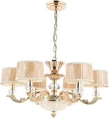 Avonni AV-5042-65-6S 6xE14 Sarı Kaplama Metal Klasik Avize - 1