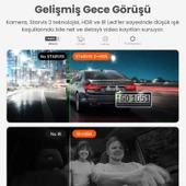 Vantrue Nexus 2X Çift Yönlü Araç içi Kamera - 3