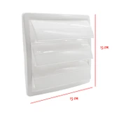 Baca Aspiratör Kapak Havalandırma Çekvalf Başlığı Haşere Önleyici Tek Yönlü Hava Çekimi Menfezi thumbnail 4