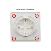 Baca Aspiratör Kapak Havalandırma Çekvalf Başlığı Haşere Önleyici Tek Yönlü Hava Çekimi Menfezi thumbnail 6