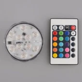 Su Geçirmez Kumandalı Renk Değiştiren Rgb Su Altı Led Lamba Spot - 6
