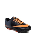 Walked 401-25 Halı Saha Çivili Krampon Siyah Turuncu 36-39 - 1
