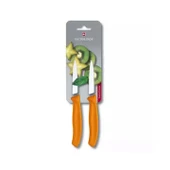 Victorinox  VT 6.7636.L119B Soyma Bıçağı,8 Cm,Test,Sc,Turuncu,2Li Blister - 1