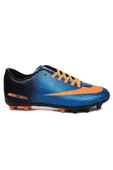 Walked 401-25 Çocuk Halı Saha Çivili Krampon Mavi Turuncu 31-35 - 2