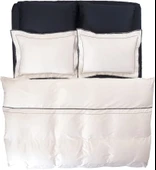 PENELOPE %100 Pamuk Saten Nevresim Seti 200x220 cm Taş - Piyano Serisi - 1