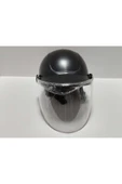 -SİPERLİKLİ JOKEY KASK-SİYAH RENK-YERLİ ÜRETİM-MOD1 - 2