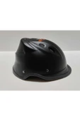 - JOKEY KASK-MAT SİYAH RENK-HAVALANDIRMA DELİKLİ-YERLİ ÜRETİM-MOD2- - 2