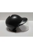 -SİPERLİKLİ JOKEY KASK-SİYAH RENK-YERLİ ÜRETİM-MOD1 - 4