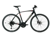 Bisan TRX 8600 27 Vites 52CM Metalik Parlak Siyah Kırmızı Şehir Bisikleti - 1