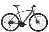 Bisan TRX 8600 27 Vites 52CM Metalik Gri Mavi Şehir Bisikleti - 1