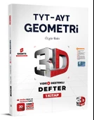 3D Yayınları 2024 Tyt Geometri 1. Kitap Video Destekli Defter 2024 - 1