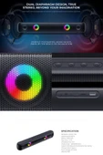 Havit Sk854bt Rgb Uyumlu Işıklı Gaming Oyuncu Bluetooth Hoparlör Masaüstü - 8