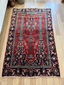 106 x 174 cm Uşak Halısı, Kalın Kısa Tüylü Türk Halısı, Vintage Klasik El Dokuma Ev & Ofis Halısı - 1