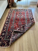 106 x 174 cm Uşak Halısı, Kalın Kısa Tüylü Türk Halısı, Vintage Klasik El Dokuma Ev & Ofis Halısı - 5