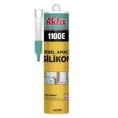 Akfix 1100E ŞEFFAF Genel Amaçlı Silikon Yapıştırma Sızıntı Önleyici Dolgu Silikonu 280 gr 1 Adet - 2