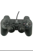 Çift Titreşimli Usb Kablolu Oyun Kolu Pc Uyumlu Vibration Gamepad - 6