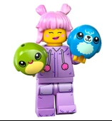 Lego Minifigür 71048 Seri 27 - 05 Plush Toy Collector thumbnail 1