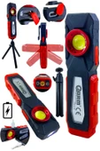Arm 500 Lümen Fener Powerbank Kırmızı Fener Rekleftör Kamp Işığı Standlı Fener - 1