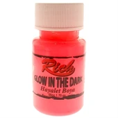 Rich Glow in the Dark Hayalet Boya 50 cc Pembe (karanlıkta parlayan boya) - 1