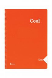 Keskin Color Cool 72 Yaprak Kareli A4 Plastik Kapak Spiralli Defter - 7