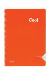 Keskin Color Cool 72 Yaprak Kareli A4 Plastik Kapak Spiralli Defter - 4