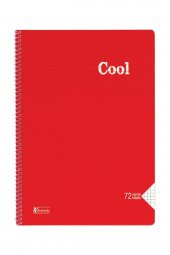 Keskin Color Cool 72 Yaprak Kareli A4 Plastik Kapak Spiralli Defter - 6
