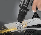 Şarjlı Matkaplar İçin Metal Plaka ve Sac Kesme Aparatı thumbnail 4