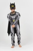 Life For Moda Erkek Çocuk Batman  Pelerinli ve Maskeli Kaslı Çocuk Kostümü - 5