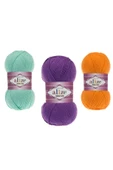 Paye Alize Cotton Gold Amigurumi Ipi 100 Gr El Örgü Ipi Punch Ipi 5 Adet- Istediğiniz 5 Renk Gönderilir - 1